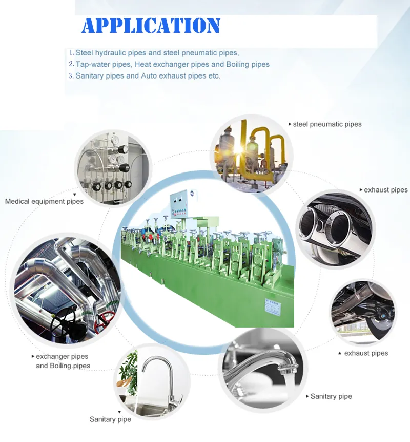 Pipe Machine Can Made Stainless Steel/Iron /Carbon Steel/Copper Pipes