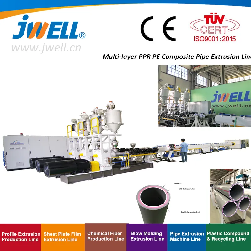 Hot and Cold Water Supply PPR Pipe Machine/ PPR Pipe Extruder
