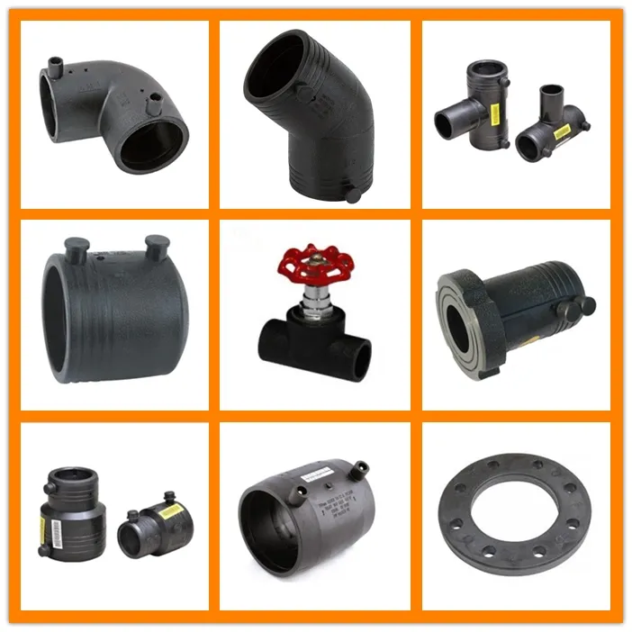 PE Plastic HDPE Pipe Fitting of Ef Electrofusion and Buttweld Socket Fusion