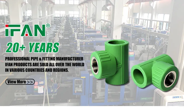 Ifan PPR All Types of Plastic Pipe Fitting PPR 45&deg; Elbow