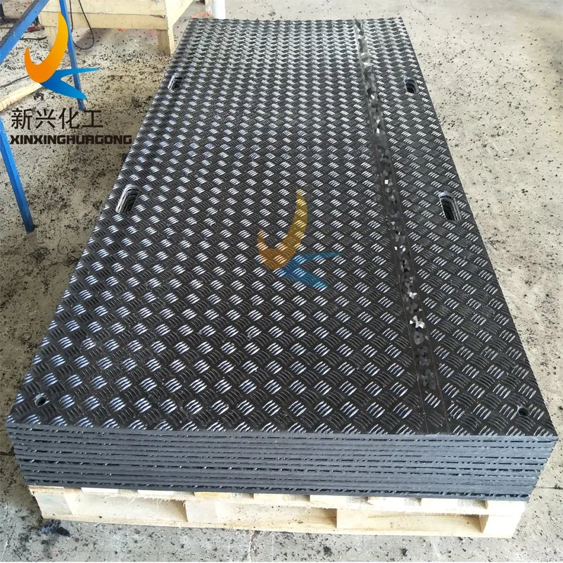 Amphi-Mats HDPE Ground Protection Mats, Extruded HDPE Ground Protection Mats