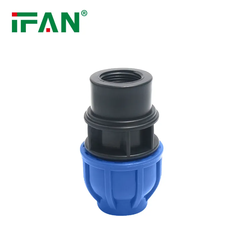 HDPE PVC PP PE Pipe Compression Fittings Female Coupling