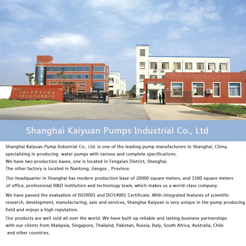 Centrifugal Irrigation High Pressure Water Pumps