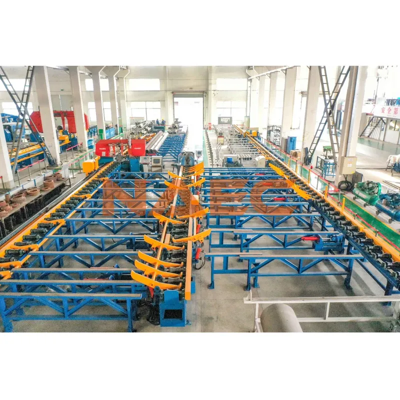 Pipe Spool Fabrication Line Installed in Workshop