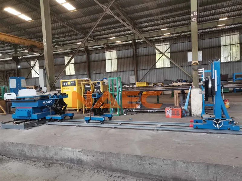 Pipe Spool Fabrication Line Installed in Workshop