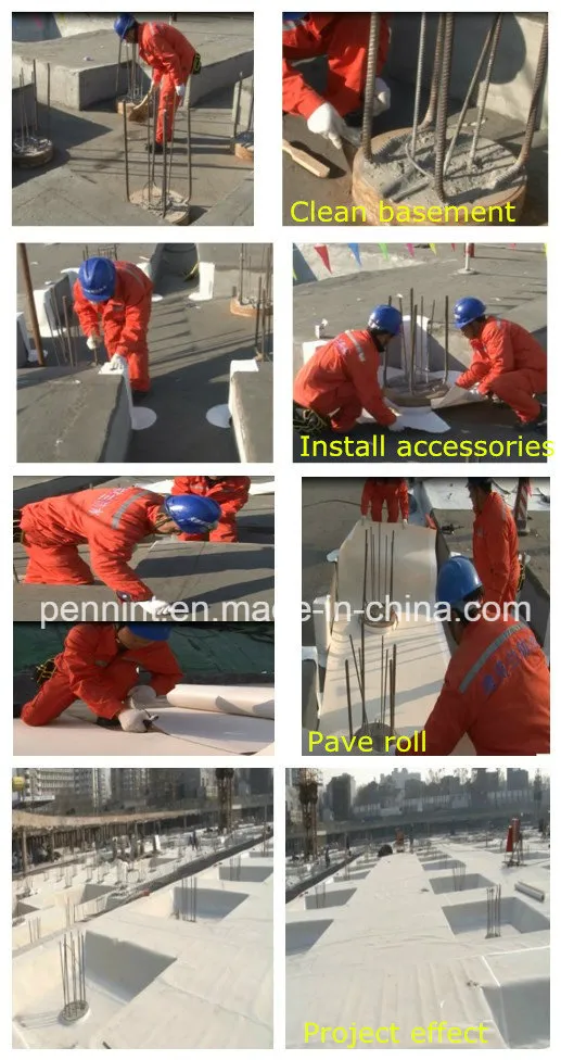 Malaysia HDPE Pre-Applied Basement Waterproof Membrane