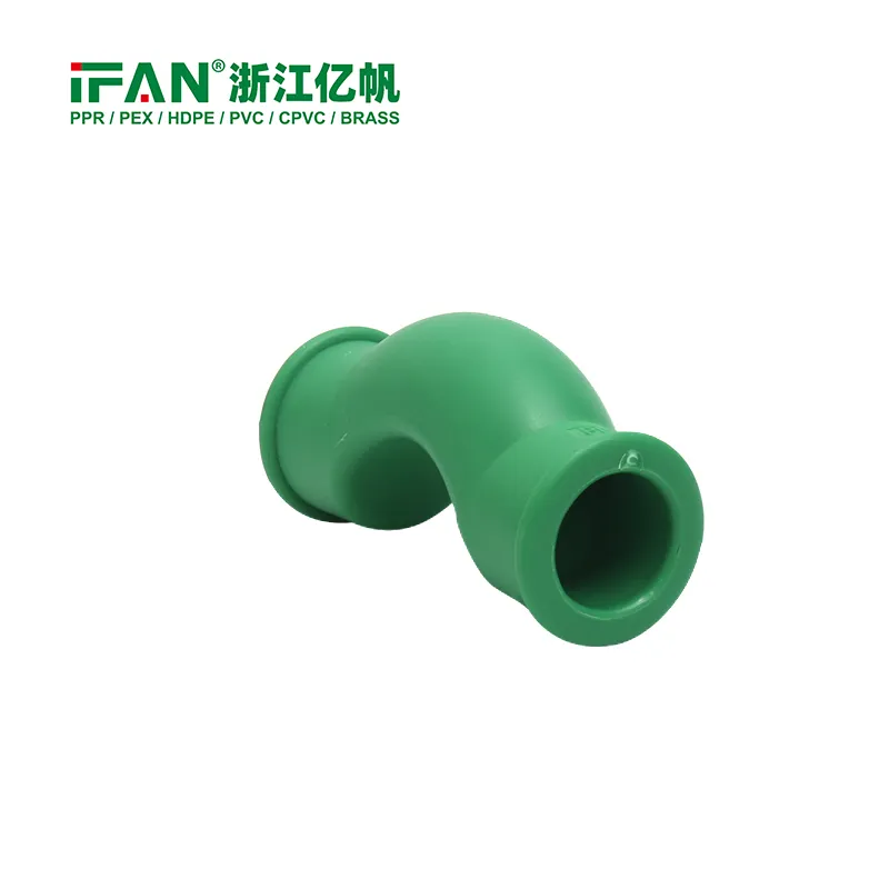 Customized PPR Plastic Fitting Over Bend Bridge Elbow PPR Pipe Fittings