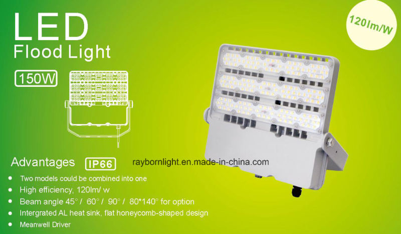2018 Hot Sales Outdoor IP66 150W 150lm/W SMD LED Floodlight
