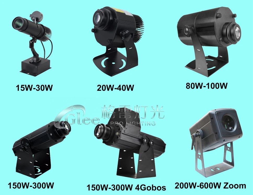200W LED Zoom Outdoor Waterproof Gobo Logo Image Projection Projector