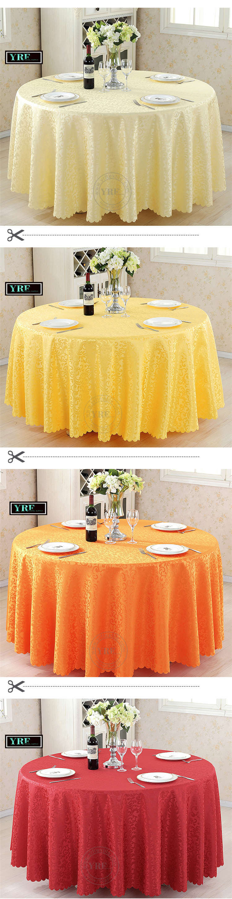 Guangdong Tablecloth 120 Table Linen 120 Inch Round Polyester Tablecloth