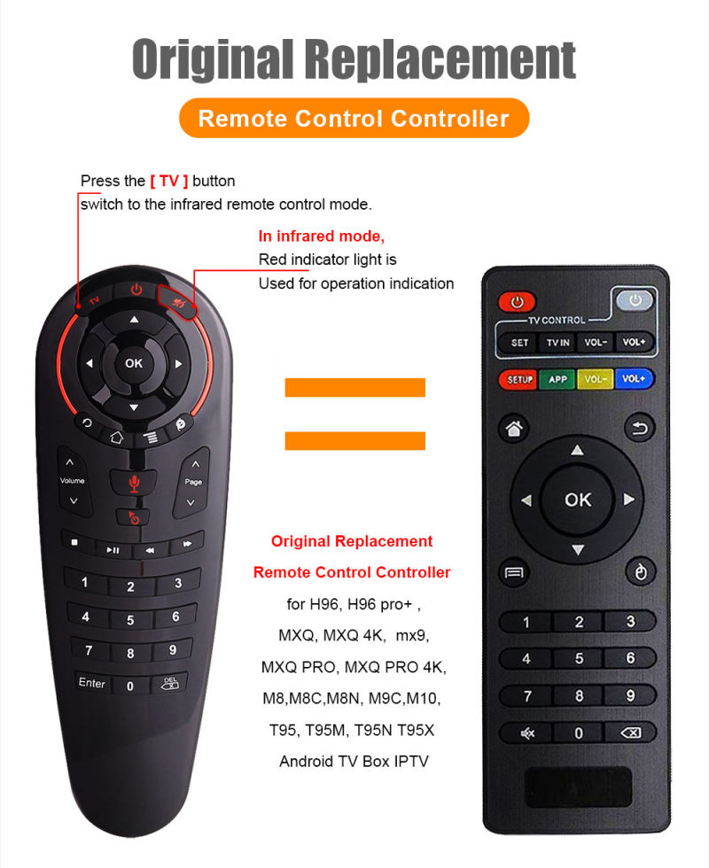 Smart TV Mini PC OTG Phone Projector Universal G30 Remote Keyboard