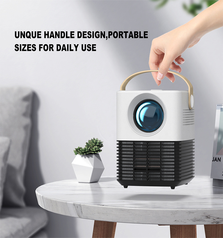 High Resolution Built in Battery Portable Smart USB Video Home Theate Mini Projector