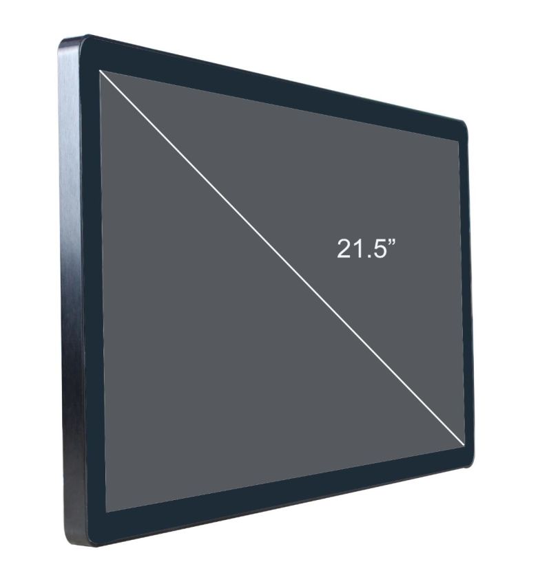 Wall-Mounted Widescreen 21.5" Industrial Touch Screen Windows Computer