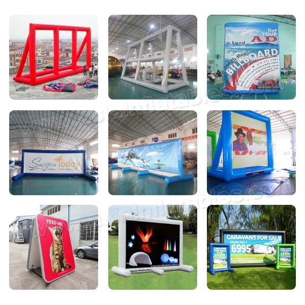 Drive in Movie Theater Projector Inflatable Outdoor 20 Foot Movie Screen