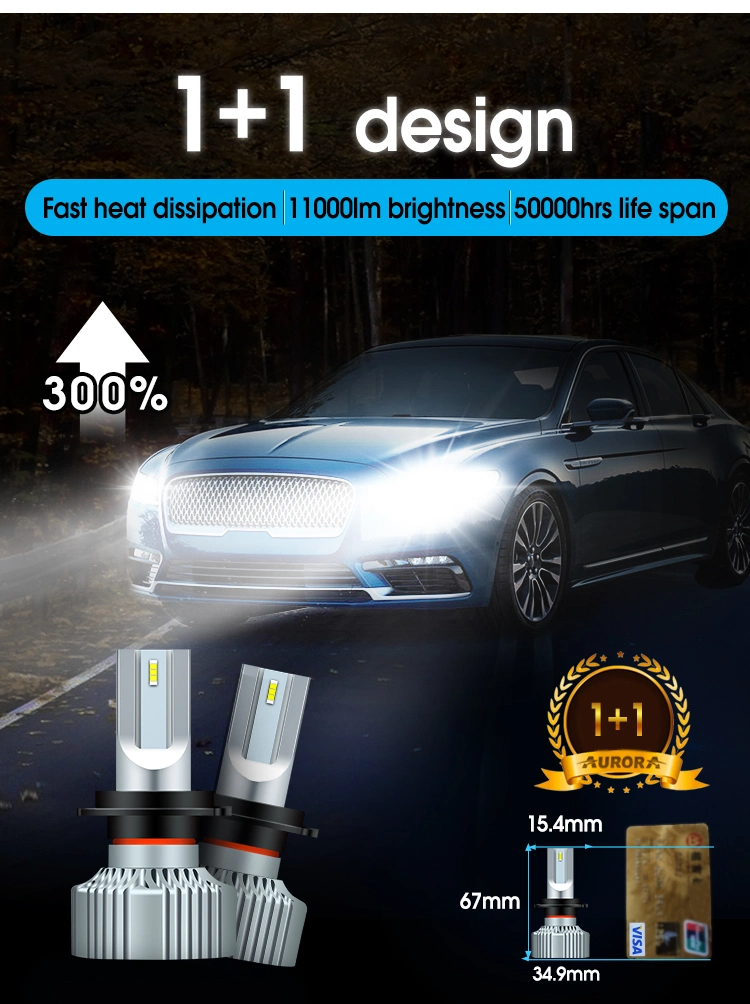 2020 High Quality Laser Lighting H4 H7 H11 Hb3 Hb4 9005 9006 Motorcycle LED Projector Headlights