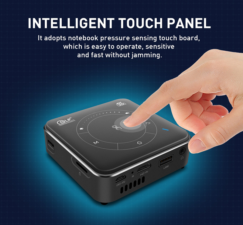2021 New Inventions Home Theater Projector DLP LED Projector Mini Portable Projector