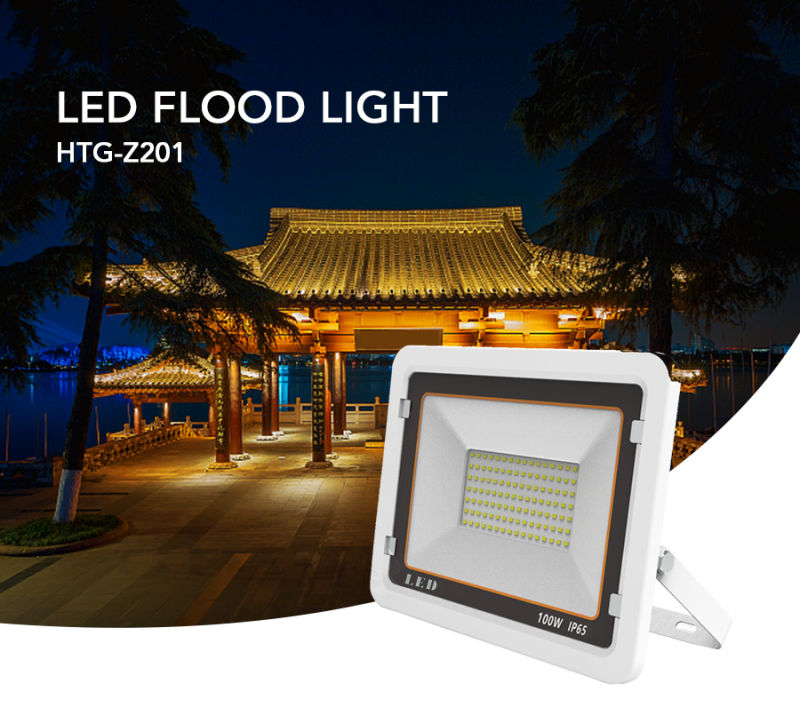IP65 Intelligent Outdoor LED Flood Light with Smart Control System for Square