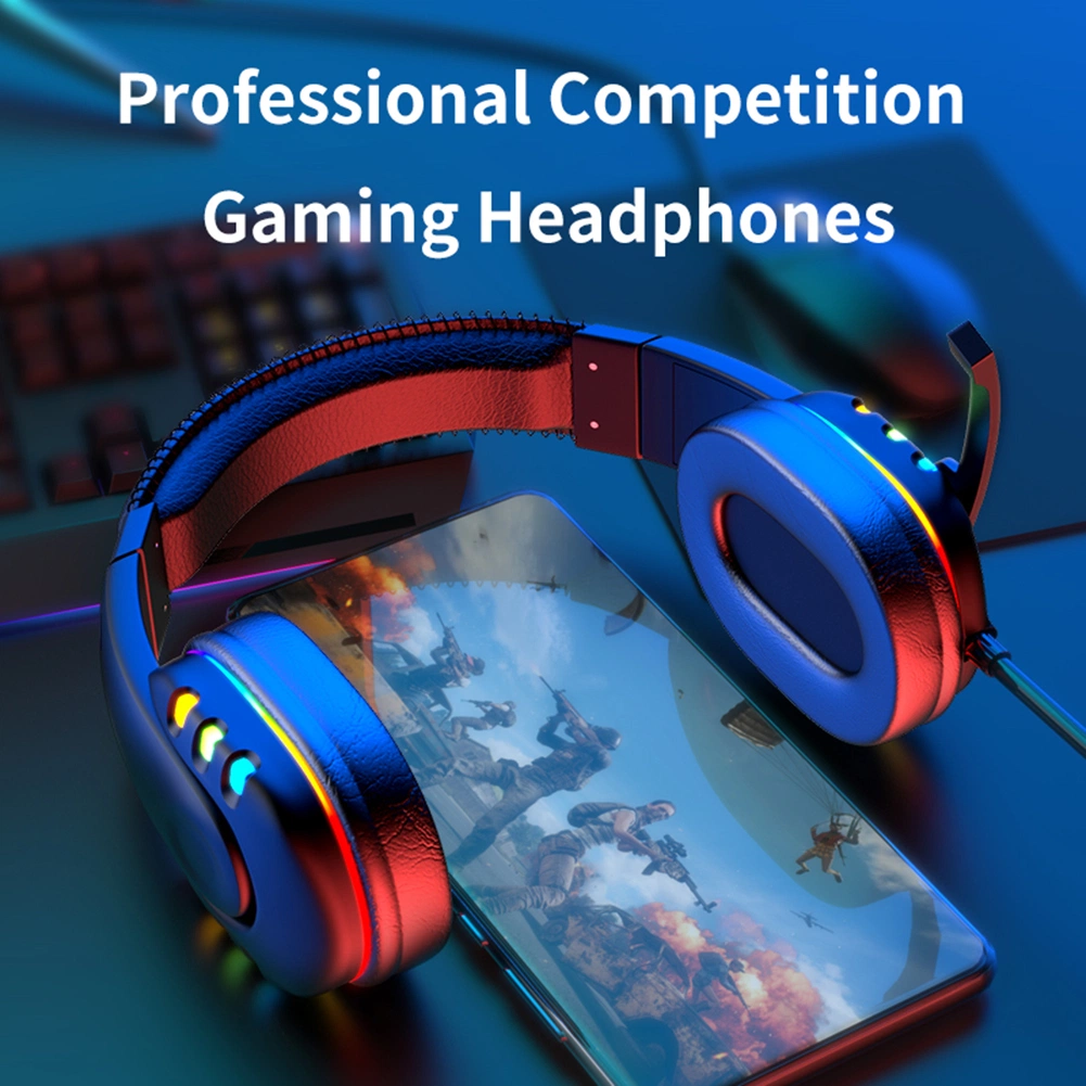 Wired Ak47 7.1 Gaming Headset Surround Stereo Gaming Headphones 3.5mm Wired LED Gaming Headset Headphone