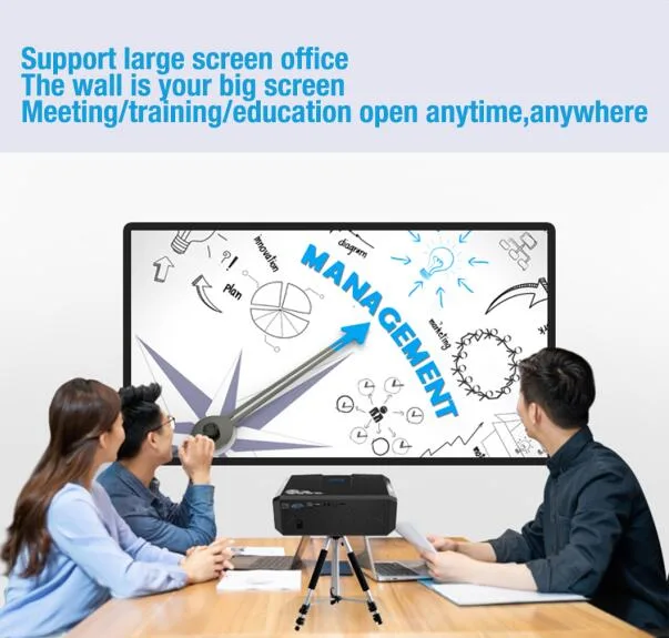 Full HD LED Projector 4K 7200 Lumens 1080P Home Theater LCD Projectors