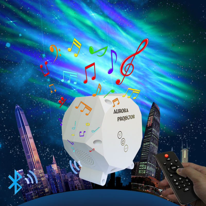 Colorful Changing Nebula Cloud 3D Hologram Night Light Projector