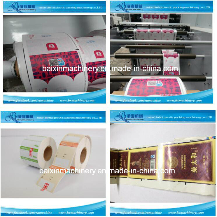 Automatic Flexo Graphic Label Printing Machine Printing Bottle Label