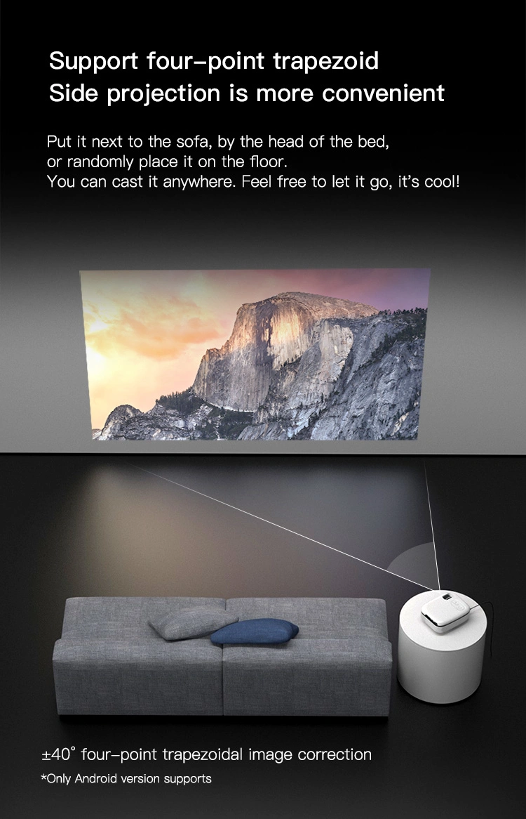 Hot Selling High Lumens Native 1080P Full HD 4K LCD Video Portable Home Theater Projector