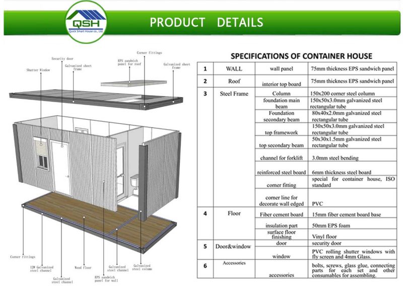 China Portable Building/Portable House for Sale