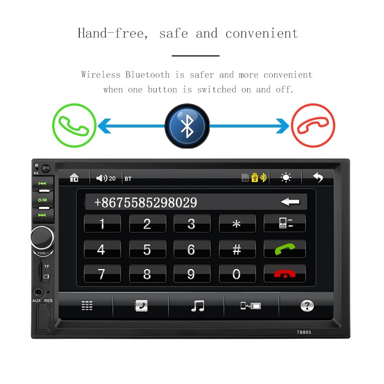 Car DVD Player Car Stereo with Bluetooth WiFi DVD Multimedia for Car