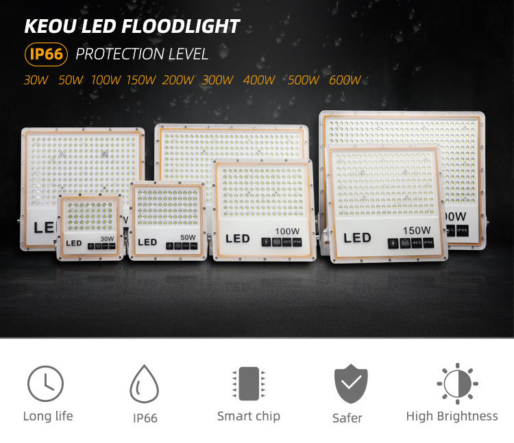 High Lumen Flood Light LED Outdoor Powerful Floodlight LED Flood Light 600W