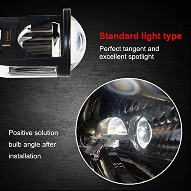 Opplight 2020 New H4 LED Headlight Bulbs V9 High Low Beam 9003 LED Headlights 35W 5500K 8000lm with Mini Projector Lens