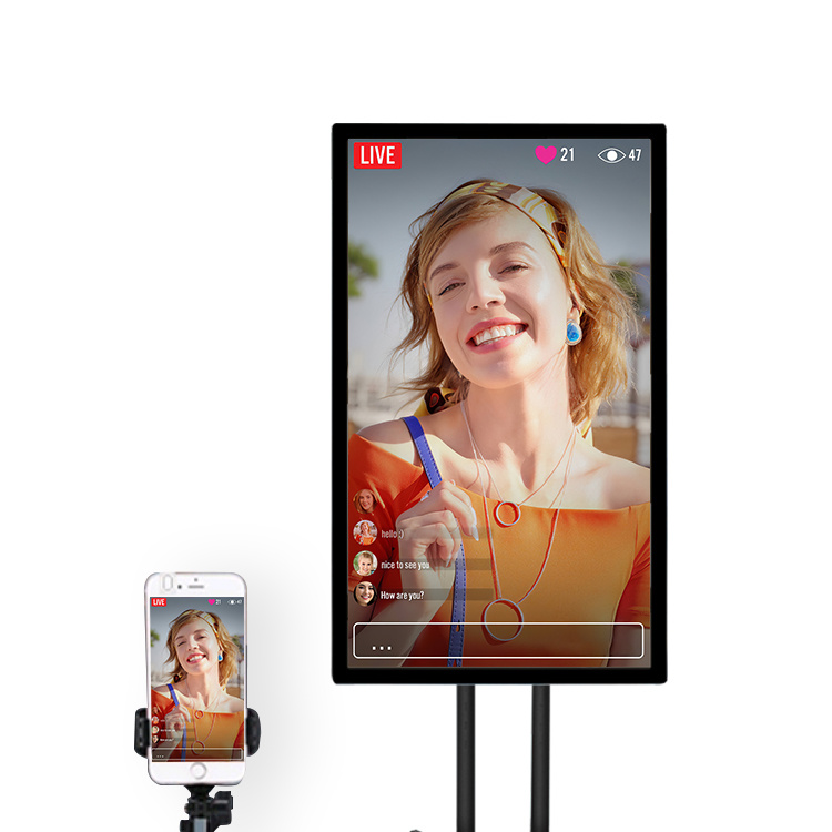 32 Inch Live Broadcasting Equipment Projector Mobile Phone Screen Display Infrared Big Screen