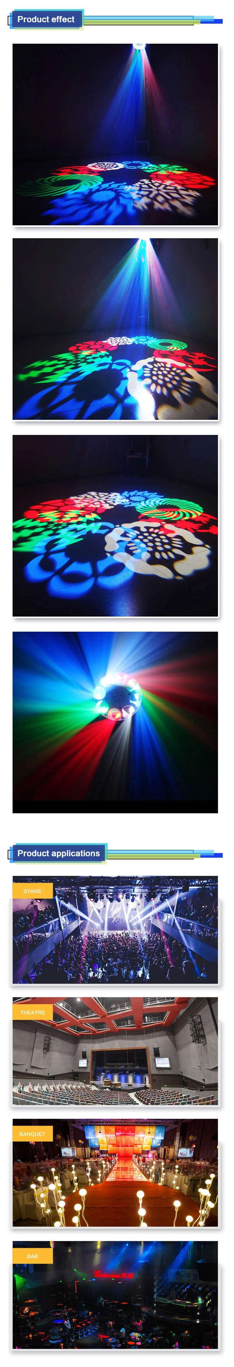 DMX Controller Mini LED Projector 8 Eyes Stage Effect Fireworks Machine Pattern Effect Light