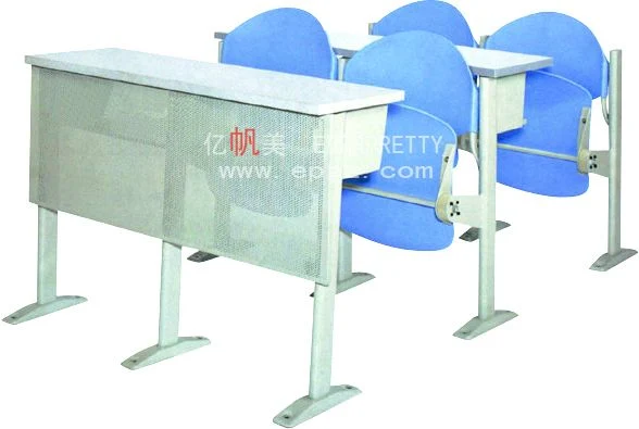 Popular Modern Plastic College Desk and Chair/College Classroom Furniture of Classroom/College School Furniture