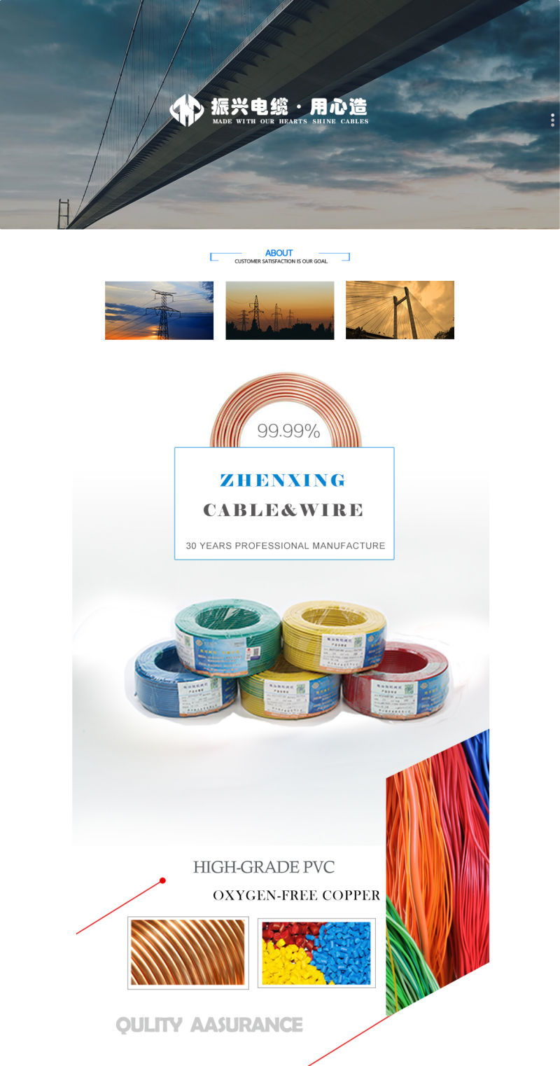 PVC/Nylon Insulated Electrical Wire for Home and Office