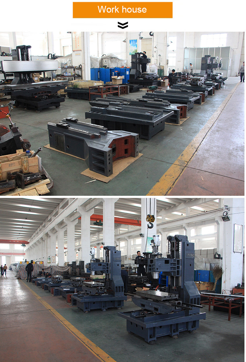 Machine Tool Castings with Line Rails Installed