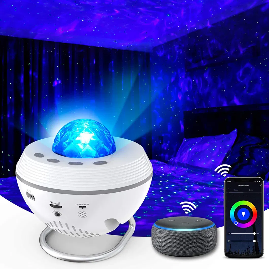 Sale of New 10 Colors WiFi Galaxy Light Projector LED