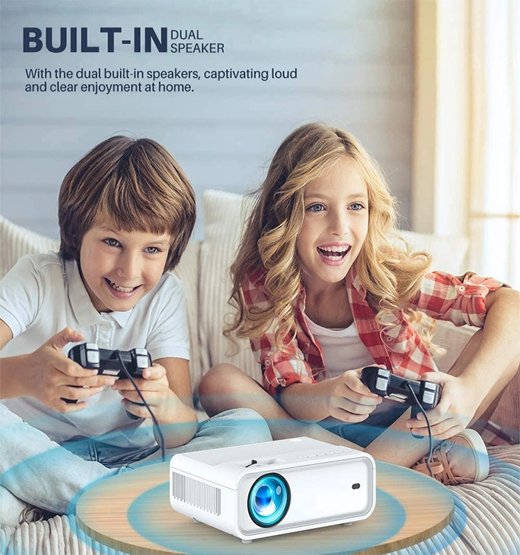 Shenzhen 720p HD LCD Multimedia LED Smart Mobile Home Theater Mini Video Projector