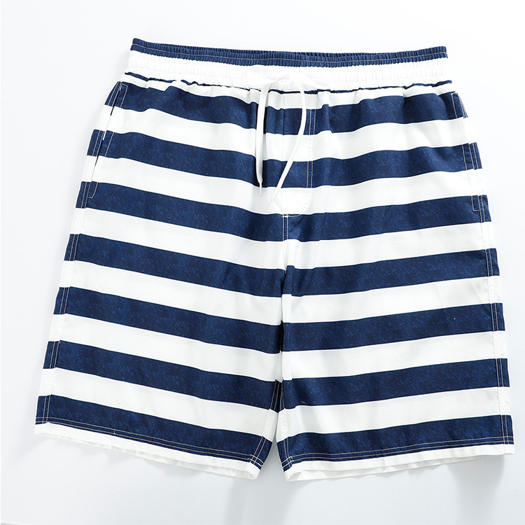 Summer Beach Beach Stripe Shorts for Men