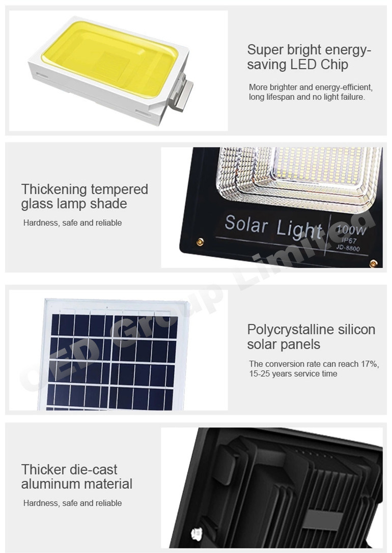 40W LED Solar Power System Flood Light for Home Lighting