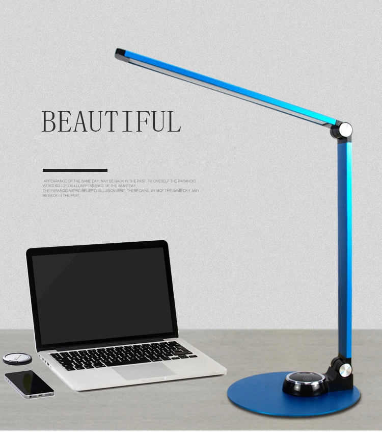 Study Lamp for Study Desk LED Desk Lamp with USB Charging Port for Reading