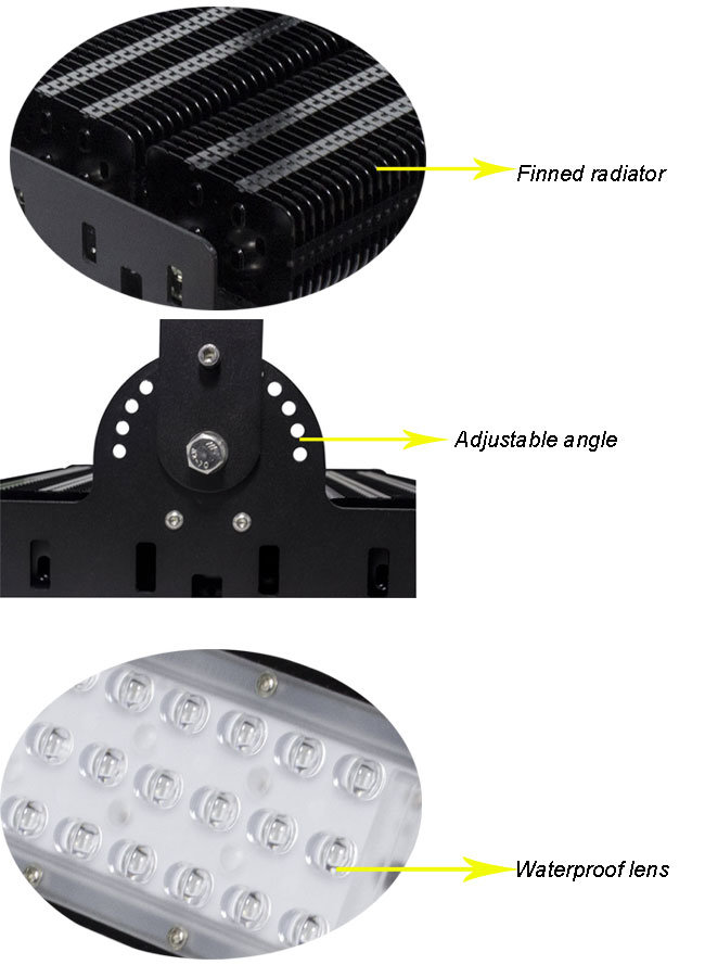 400W LED Proyector Iluminacion LED Exterior Flood Light IP66 for Cricket Field