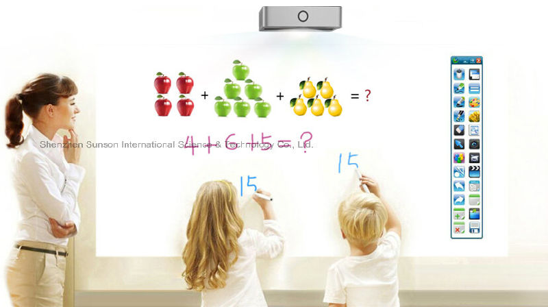 800 Lumen LED Ultra-Short Focus Android Interactive Projector