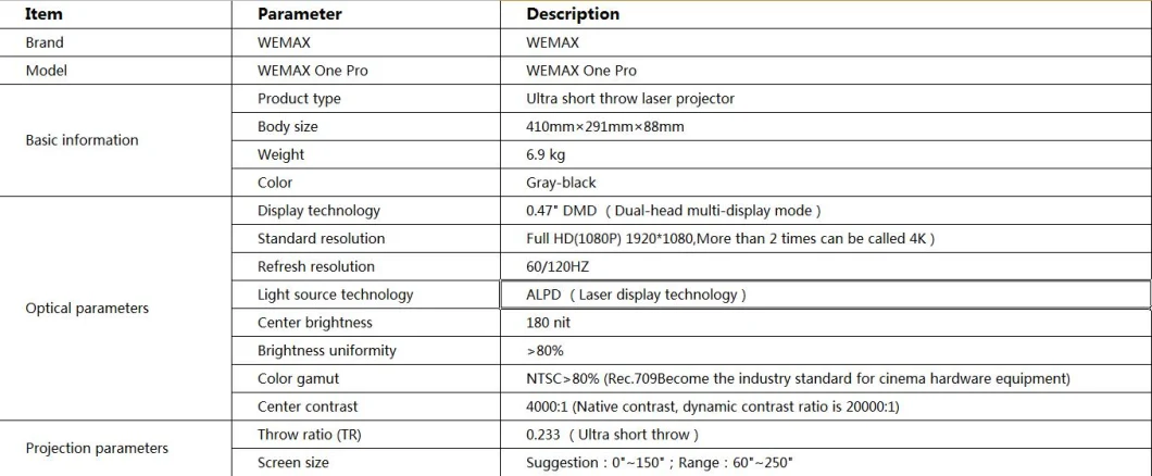 Projector TV Mini Projector Home Theater 4K TV