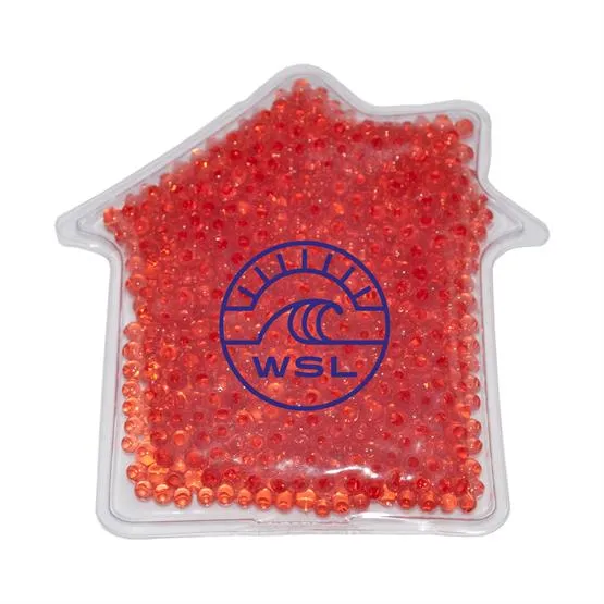 Clear Plastic Therapy Hot Cold Gel Beads Pack