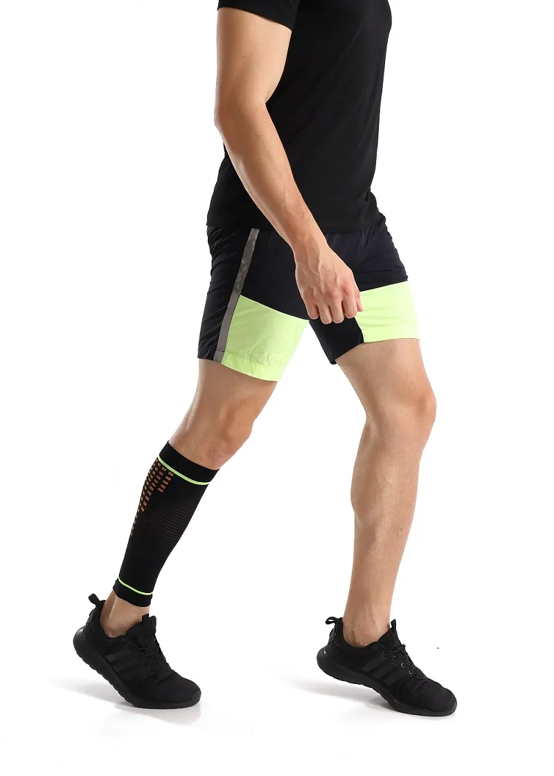 Sports Colorful Calf Compression Leg Protector Sleeves for Men&Women