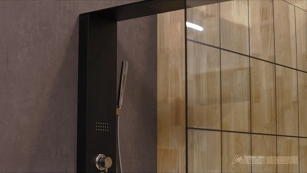 Shower Cabin/ Shower Enclosure/ Shower Door for Bathroom: Quadrant Shower Cabin AS-2713W