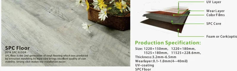 Hot Sales Spc Vinyl Floor Plank 100% Waterproof Floor