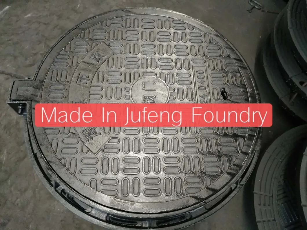 Ductile Iron Manhole Cover/Cast Iron Cover with Frame En124 D400/E600/F900