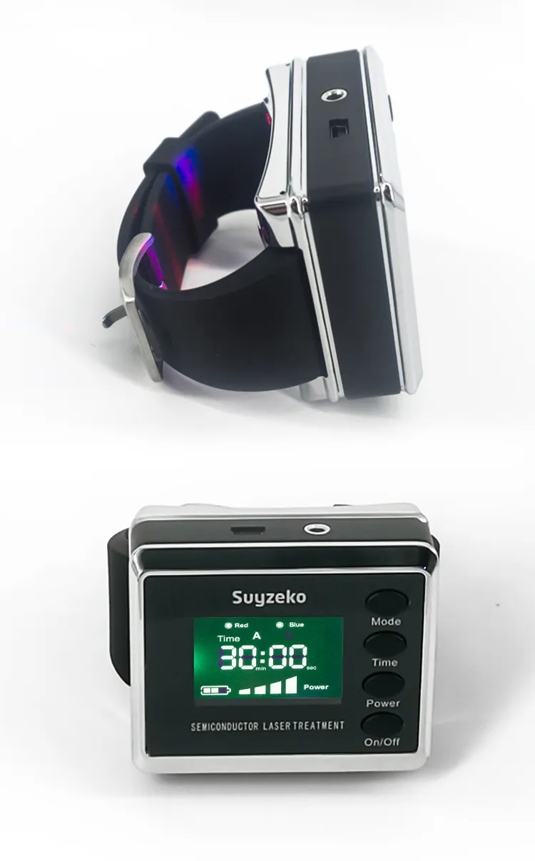 Low Level Cold Laser Therapy Wrist Watch for Diabetics