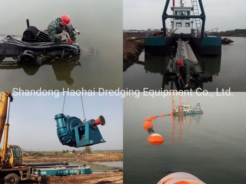 China Full Hydraulic Control Cutter Head Sand Mining Machinery for Sale